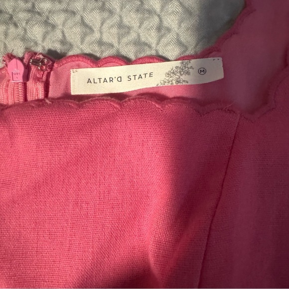 Altar'd State Vibrant Pink Mini Dress | Excellent Used Condition - Picture 2 of 10